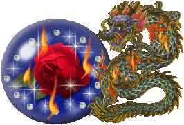 Dragon holding a heart